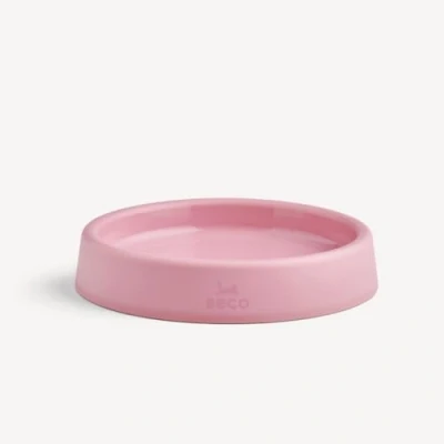 Afbeelding van Beco Steady kattenvoer en waterbak, snoeproze