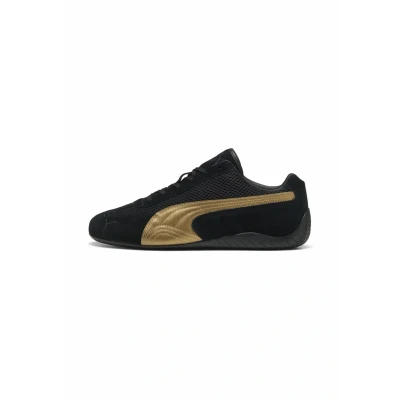 Afbeelding van PUMA Speedcat Premium sneakers uniseks, Zwart/Goud, Maat 40