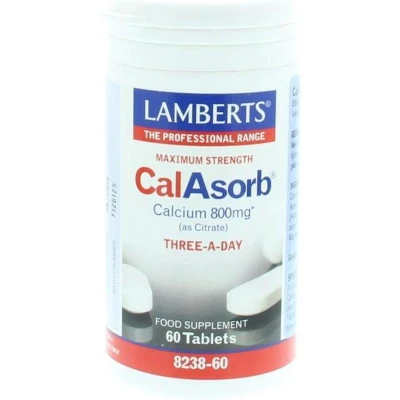 Afbeelding van Lamberts Calabsorb 800mg 60 Tabletten Mineralen