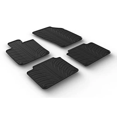Afbeelding van Gledring Rubbermatten passend voor Volvo S90/V90 2016 (T profiel 4 delig + montageclips)