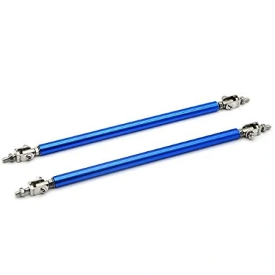 Afbeelding van 2 stks auto Bumper Guard bar, verstelbare scheidingsbalk, voor en achterbumper lip ondersteuning modificatie bar (200mm/150mm/100mm)