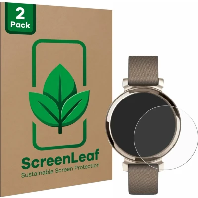 Afbeelding van ScreenLeaf Screenprotector voor Garmin Lily 2 Duurzame schermbescherming Folie Beschermfolie transparant (2 Stuks)