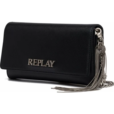 Afbeelding van REPLAY Schoudertas Koppeling Crossbody Bag Black Zwart