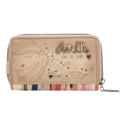 Afbeelding van Anekke Portemonnee Hollywood Studio RFID Wallet Nude Beige