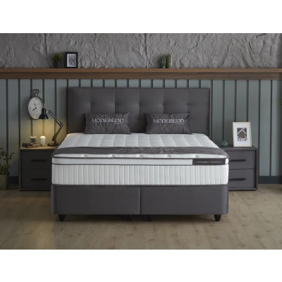 Afbeelding van Boxspring met Opbergruimte Modebedd Complete set Luxe7 zone matras 180x200 cm / Nee