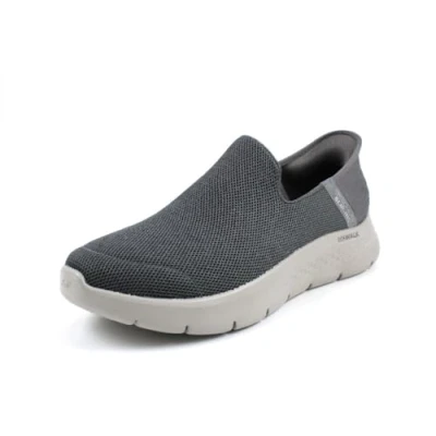 Afbeelding van Skechers Heren 216491 Dkgy Slipper, Donkergrijs Textiel, 42 EU