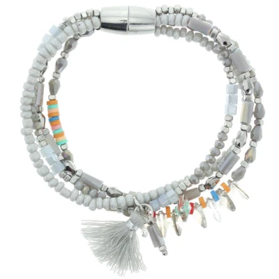 Afbeelding van Behave Zomer armband multi color met magneetsluiting