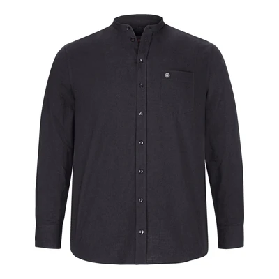 Afbeelding van Jan Vanderstorm regular fit overhemd Plus Size KALLU zwart
