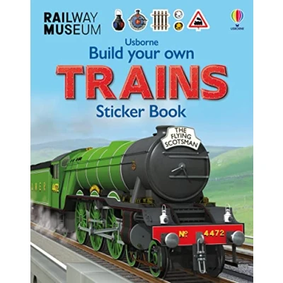 Afbeelding van Build Your Own Trains Sticker Book (Build Books): 1