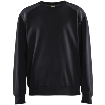Afbeelding van Blaklader Sweatshirt bi colour 3580 1158 Zwart/Medium grijs XS