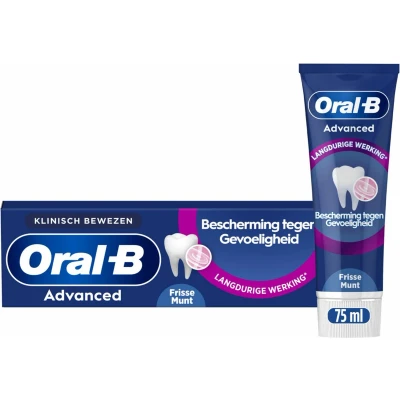 Afbeelding van Oral B Tandpasta Professional Bescherming Gevoelige Tanden Frisse Munt 75 ml