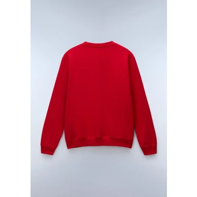 Afbeelding van Napapijri Balis CREW Sweater, Heren, Maat: Small, Red goji