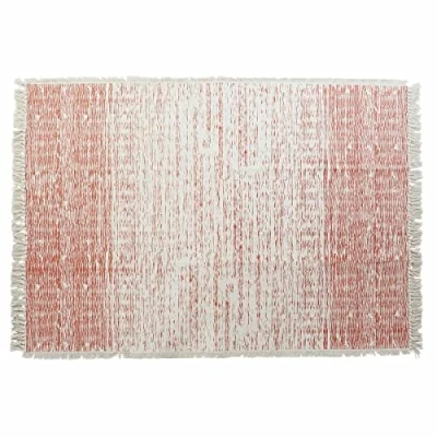 Afbeelding van Tapijt DKD Home Decor Beige Oranje Franjes 160 x 230 1 cm