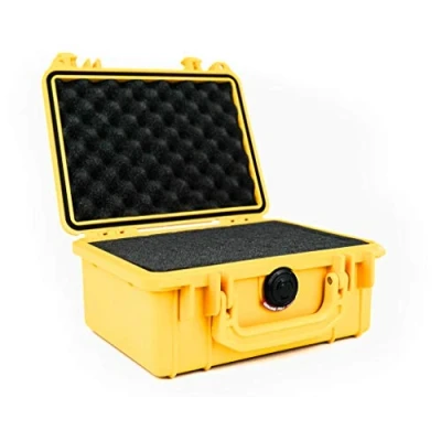 Afbeelding van Peli 1150 Stootbestendige Camera Koffer, Ip67 Waterdicht, Capaciteit3L, Gemaakt In De Vs, Met Aanpasbaar Plukschuim, Kleur: Geel
