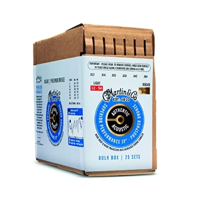 Afbeelding van Martin Snaren Authentic Acoustic SP Phosphor Bronze Akoestische Gitaar Custom Light 12 54 25 Sets