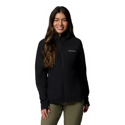 Afbeelding van Columbia Women&#039;s Sweet As 3 Hooded Softshell, Softshell Jacket, Black, XL