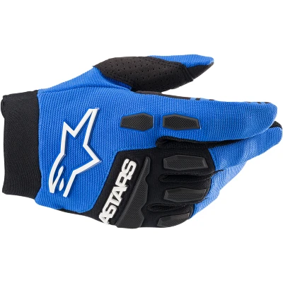 Afbeelding van Alpinestars 2025 Full Bore Jeugd Crosshandschoenen Blauw / Zwart maat XXS