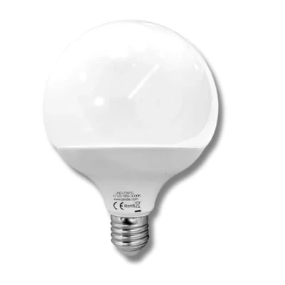 Afbeelding van JANDEI 270º Globe LED lamp, G120, E27 draad, 18W (equivalent van 140W) 3000K, 1800 lumen (Warm wit)