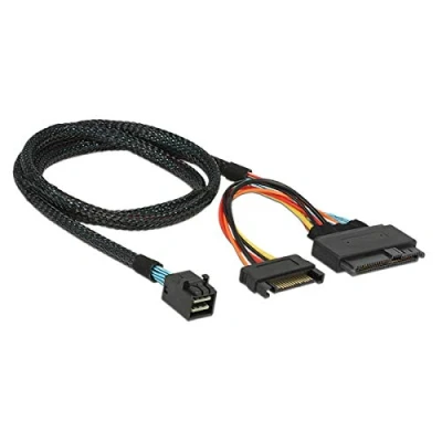Afbeelding van Cablecc U.2 U2 SFF 8639 NVME PCIe SSD kabel voor moederbord Intel 750 p3600 p3700 M.2 8643 Mini SAS HD