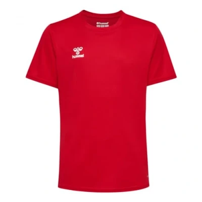 Afbeelding van Hummel Essential SS Tshirt basic voor kinderen, Maat: 140, True red