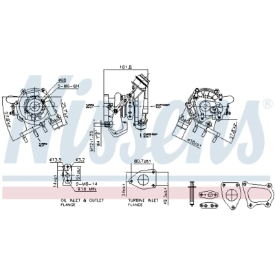 Afbeelding van Nissens Turbolader 93233