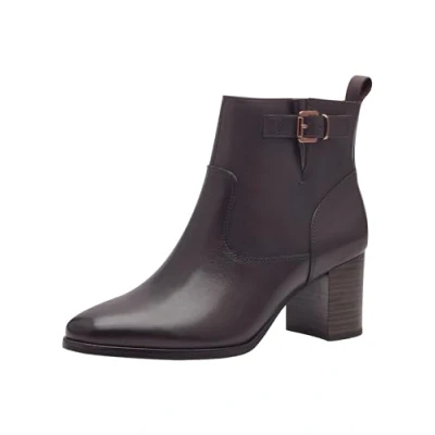 Afbeelding van Marco Tozzi Dames Bootie Zip+Slip 2 25061 43 Modelaarzen, mokka, 41 EU, EU