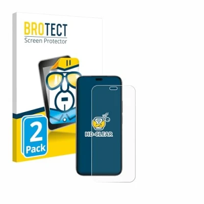 Afbeelding van BROTECT Screenprotector voor Honor 200 Lite Folie Beschermfolie transparant (2 Stuks)