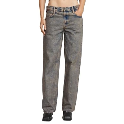 Afbeelding van G STAR Dames Judee Low Waist Loose Jeans, Blauw (Vintage Peached D22889 d436 h084), 32W / 30L