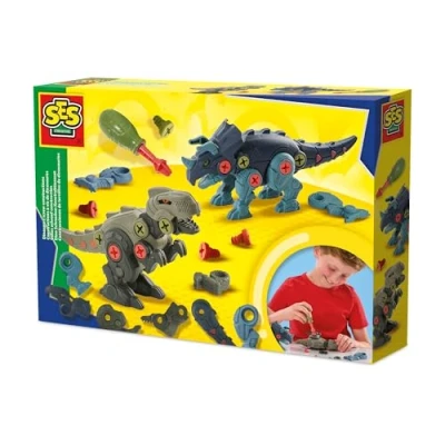 Afbeelding van SES Schroef constructieset Dino