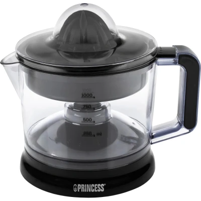 Afbeelding van Princess Citruspers 201004 Elektrische 1 liter Instelbaar pulpfilter Zwart