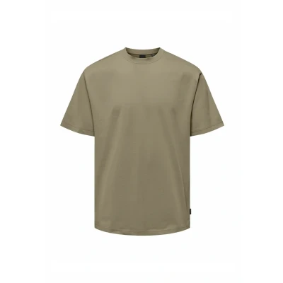Afbeelding van NU 25% KORTING: ONLY &amp; SONS Shirt met ronde hals ONSFRED RLX SS TEE