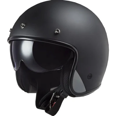 Afbeelding van LS2 Helm Bob II Solid OF601 mat zwart maat S