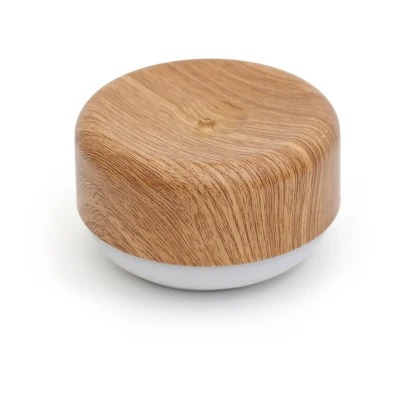 Afbeelding van Bosign Zeepdispenser Do Dish Grijs/ licht houtlook deksel 11 x 6,5 cm