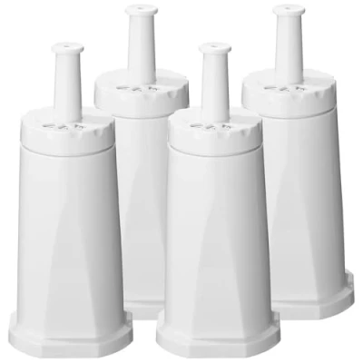 Afbeelding van 4 stuks waterfiltervervanging voor koffie, compatibel met waterfilter Sage® BES008, Sage waterfilter, vervanging SES008, SES810, SES875, SES880, SES920, SES980, SES990