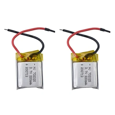 Afbeelding van 2 stuks 3.7V 220mAh Lithiumbatterij voor SYMA S107 S107G S108G S109G HS190 901HS 901S 901H X300C LF606 SG800 S9 Mini Quadcopter Afstandsbediening Drone