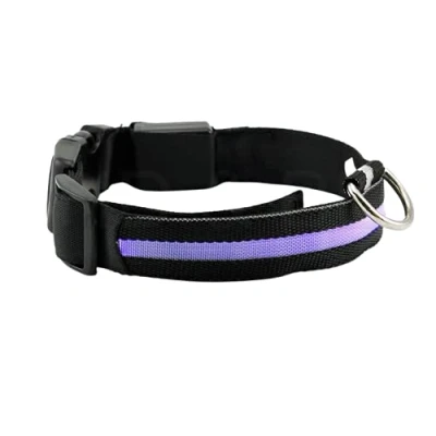 Afbeelding van Zichtbaarheid en veiligheid voor honden USB oplaadbare LED halsband honden. Ultraheldere LED&#039;s. Hond zal beter zichtbaar veilig zijn (ZWARTE KLEINE) Lengte 33 cm 42