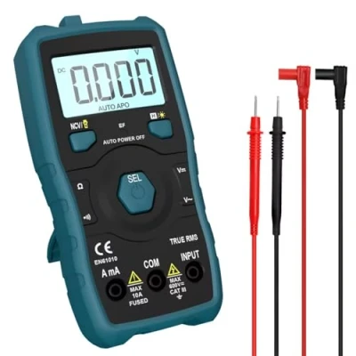 Afbeelding van Digitale Multimeter 6000 counts HANMATEK DM20 met automatische bereikherkenning en AC/DC spannings stroommeting NCV weerstandscontactspanningsdetectie