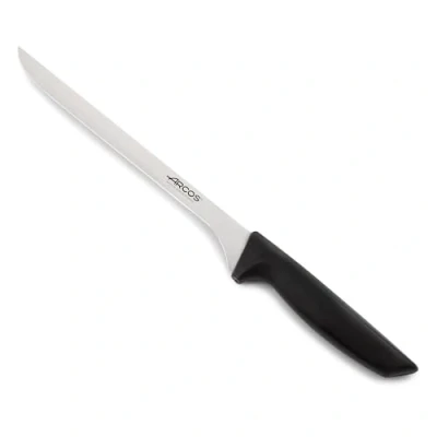 Afbeelding van ARCOS Nice Flexibel Hammes van 230 mm om Hamstukken te Snijden. Professioneel Keukenmes voor Ham. Perfect het Snijden Plakjes. Kleur Zwart