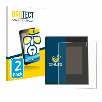 Afbeelding van BROTECT (2 Stuks) Schermbeschermer voor Renault Trafic 2021 Easy Link 8&quot; Screen Protector Transparant