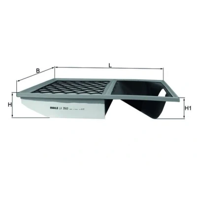 Afbeelding van Knecht Luchtfilter LX 3583
