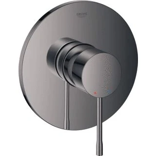 Afbeelding van Grohe essence new inbouwmengkraan opbouwdeel douche wand eengreeps hard graphite 24057a01