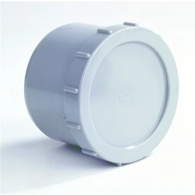 Afbeelding van Dyka Eindstuk met schroefdeksel spie aansluiting PVC 75mm