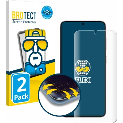Afbeelding van BROTECT Screenprotector voor Samsung Galaxy S24 Plus Folie Beschermfolie transparant volledig dekking (2 Stuks)