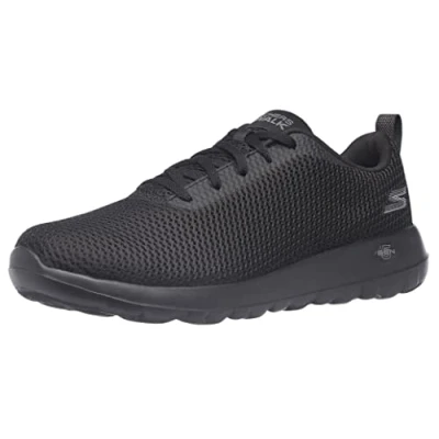 Afbeelding van Skechers Go Walk Max 54601 brede sneaker voor heren, Zwart