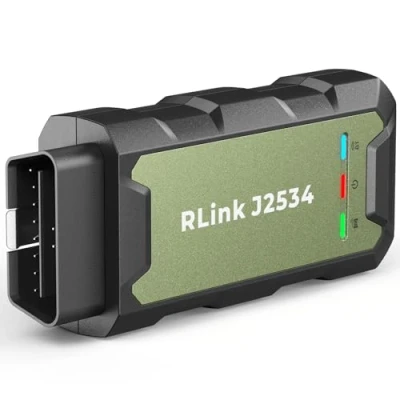 Afbeelding van TOPDON RLink J2534 Pass Thru programmeur, OEM herprogrammering en diagnostisch hulpmiddel, verbeterde VCI, ondersteunt J2534/D PDU/CAN FD/DoIP, compatibel met meer dan 13 voertuigmerken