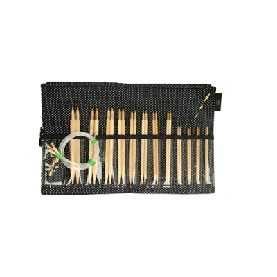 Afbeelding van Seeknit Shirotake verw. rondbreinaaldenset STD zwart.