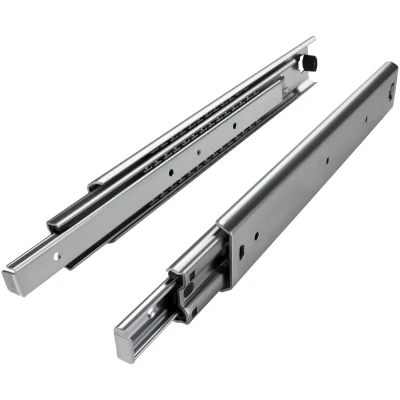 Afbeelding van 1 Paar (2 stuk) Volledig uitschuifbaar Ladegeleider KV1 80 H53 L1000 NF Lengte 1000 mm Draagkracht 95 Kg gegalvaniseerd van SOTECH