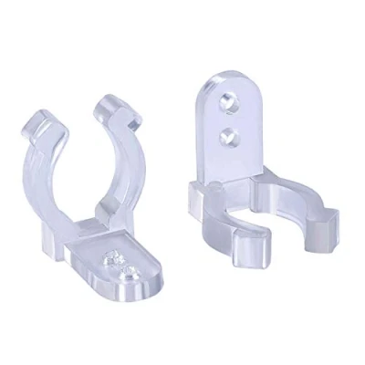Afbeelding van WEBBOMB® Bevestigingsclips voor led lichtslang, 40 stuks, houder, lichtketting, ledstrip, kunststof, clip, binnen en buiten, transparant