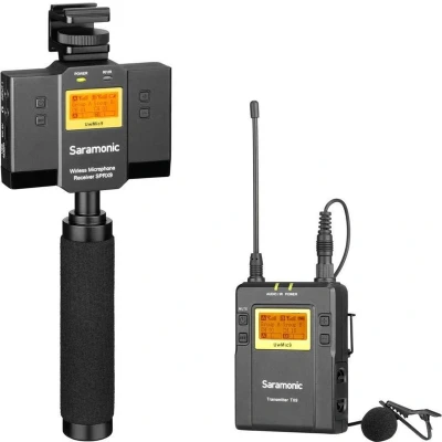 Afbeelding van Saramonic UwMic9 Kit12 met 1 lavalier zender om je camera/mobiel direct draadloos op te nemen