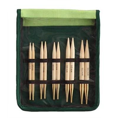 Afbeelding van KNITPRO Chunky 22543 Bamboo Needle Set Tips for Knitting in the Round